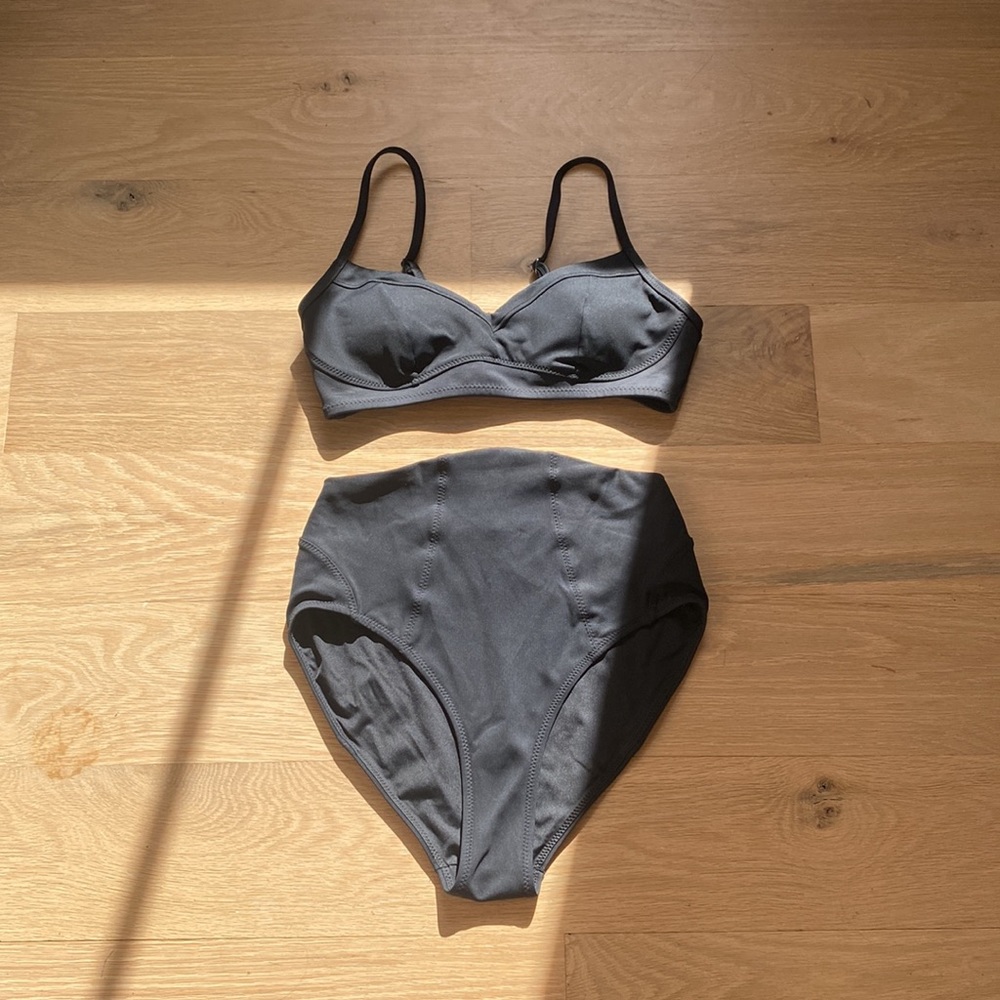 Athleta retro swimsuit black sz XS/Xxs